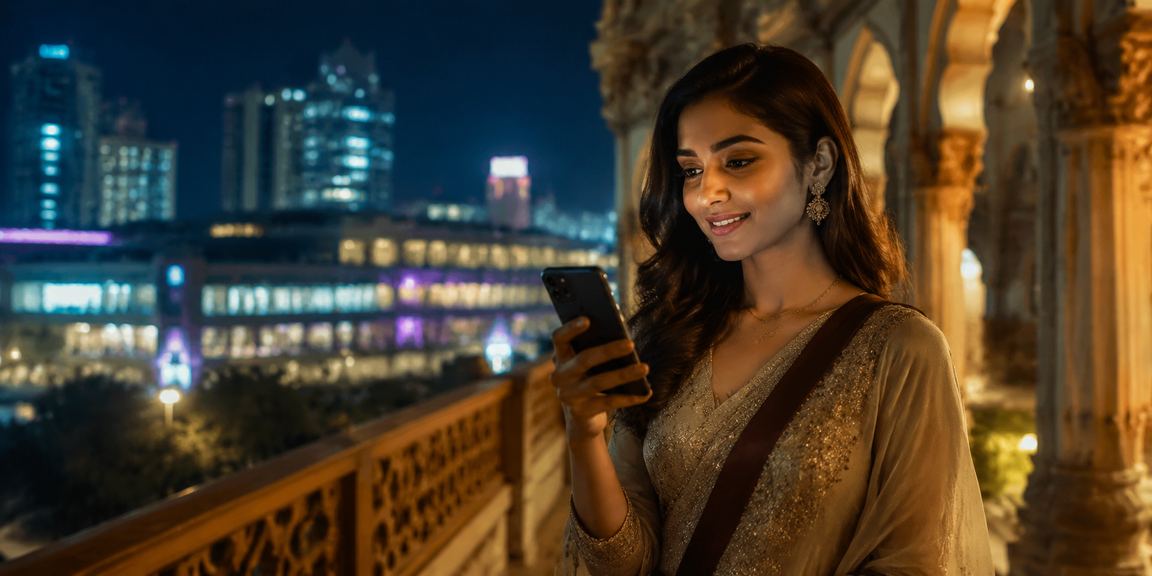 A scene of VIP bonus and voucher offers under neon lights in Chattogram