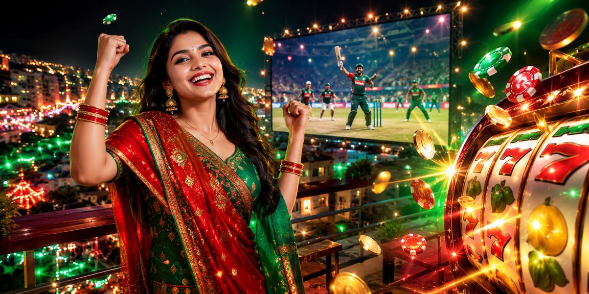 খুলনায় ক্রিকেট বেটিং মোবাইল অ্যাপ ব্যবহার লাল-সবুজ থিম