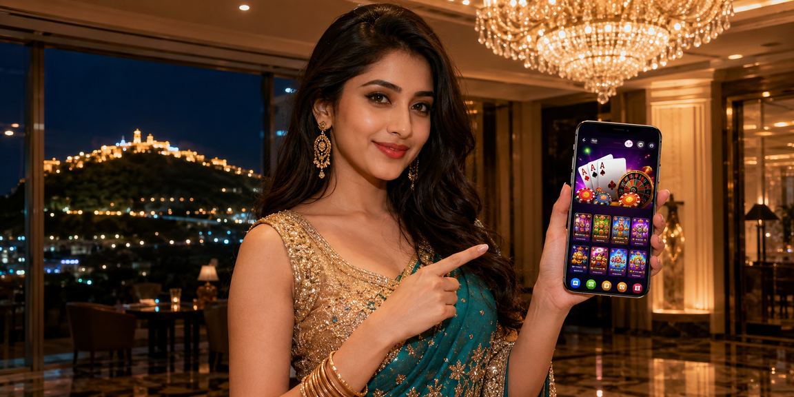 A Bangladeshi model in Sylhet redeeming a casino voucher on mobile